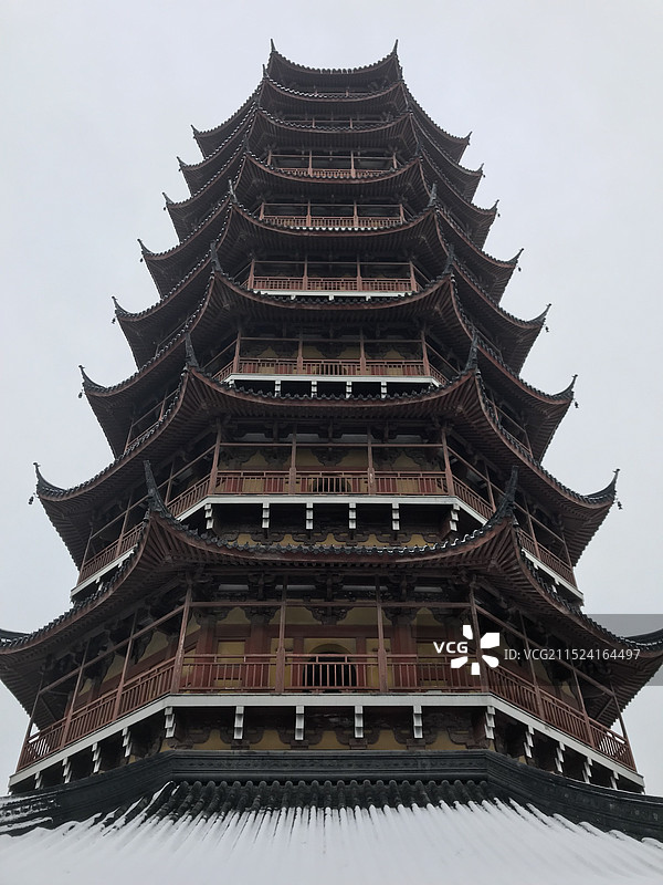 江苏苏州报恩寺塔图片素材