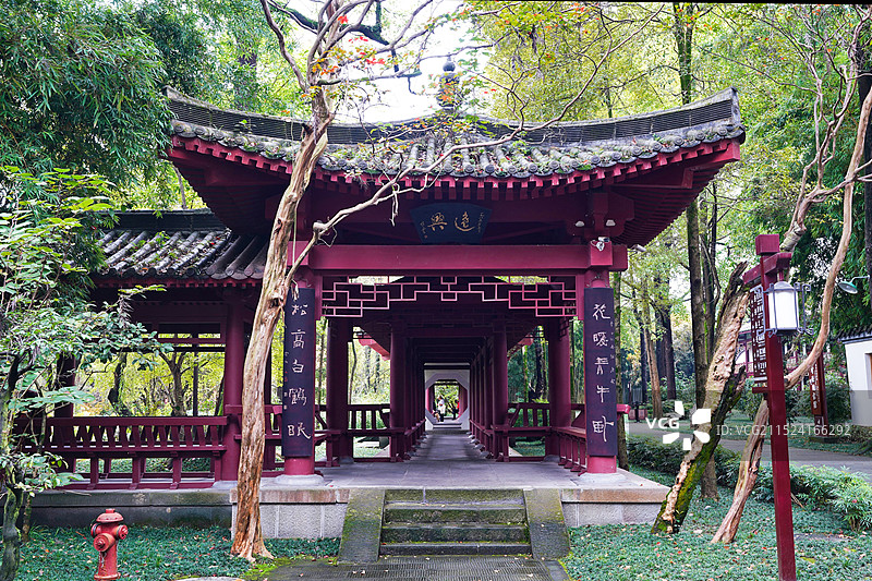 四川江油李白纪念馆图片素材