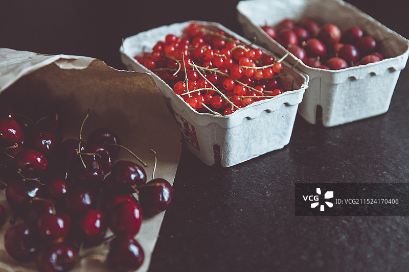 红色樱桃水果植物图片素材