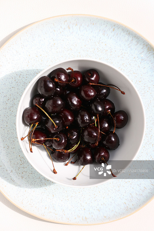 红色樱桃水果植物图片素材