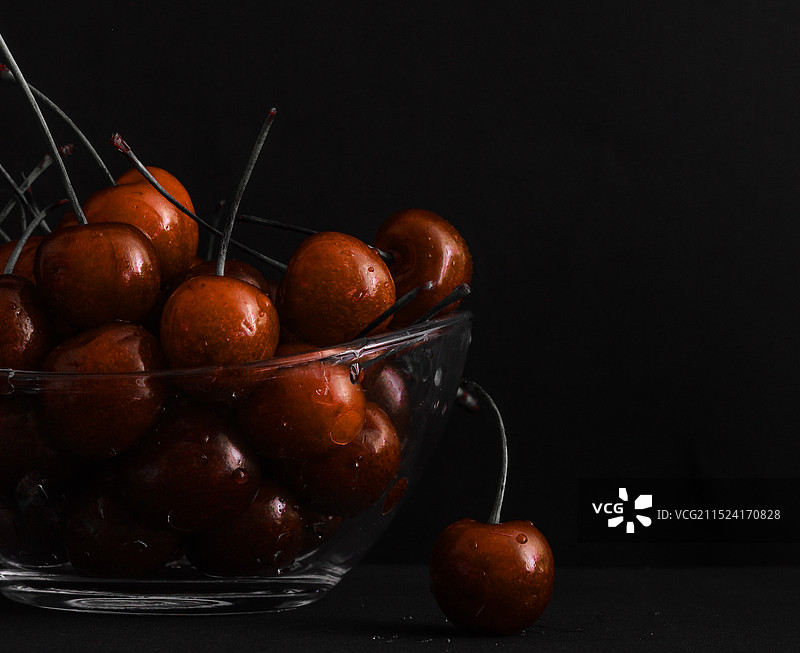 红色樱桃水果植物图片素材