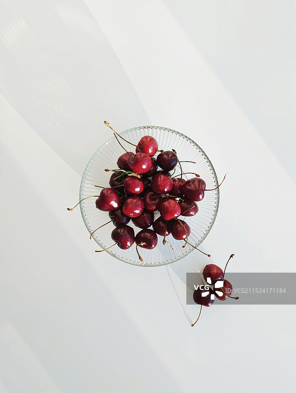 红色樱桃水果植物图片素材