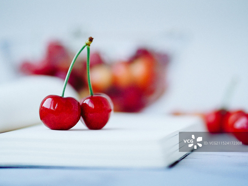 红色樱桃水果植物图片素材
