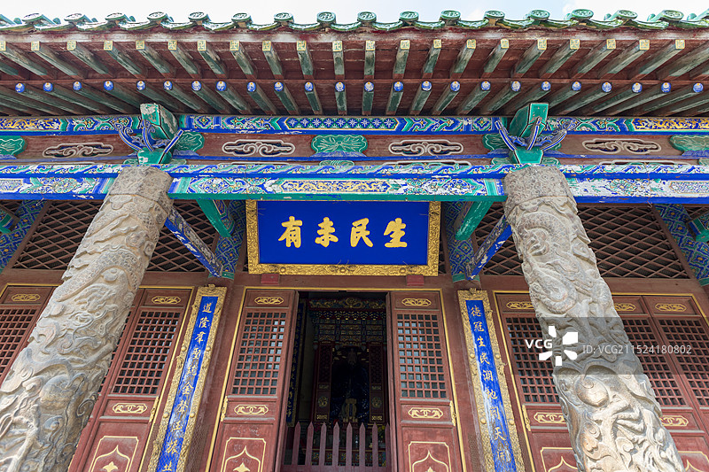 山东巨野县文庙大成殿，全国重点文物保护单位图片素材