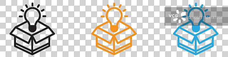 跳出思维定势创意图标标志合集图片素材