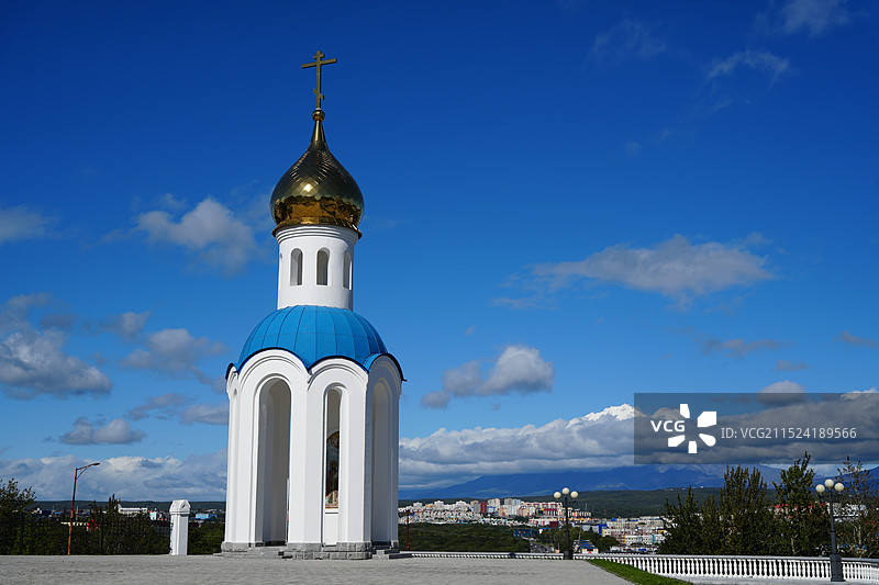 俄罗斯_堪察加半岛_东正教堂图片素材