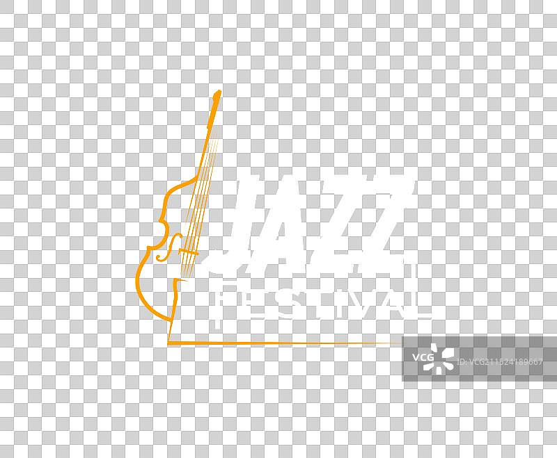 爵士音乐节小提琴贝斯现场音乐会图标图片素材