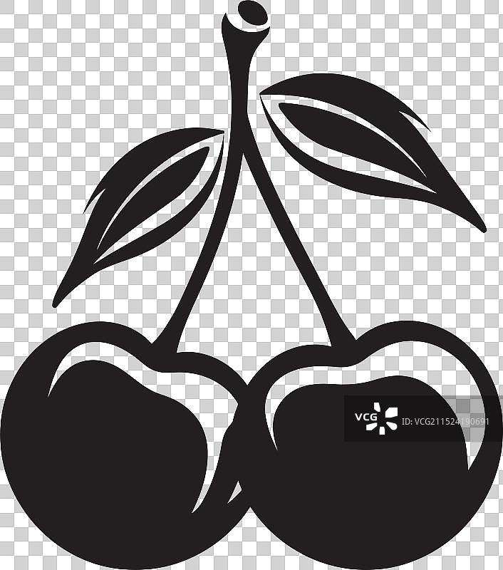 樱桃丰收季：喜悦的樱桃园景色图片素材