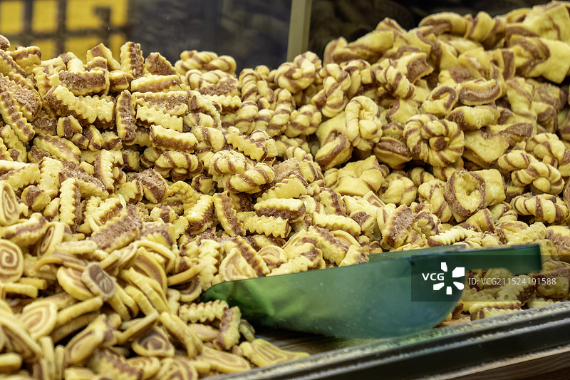 甘肃临夏河州美食油炸馃馃图片素材