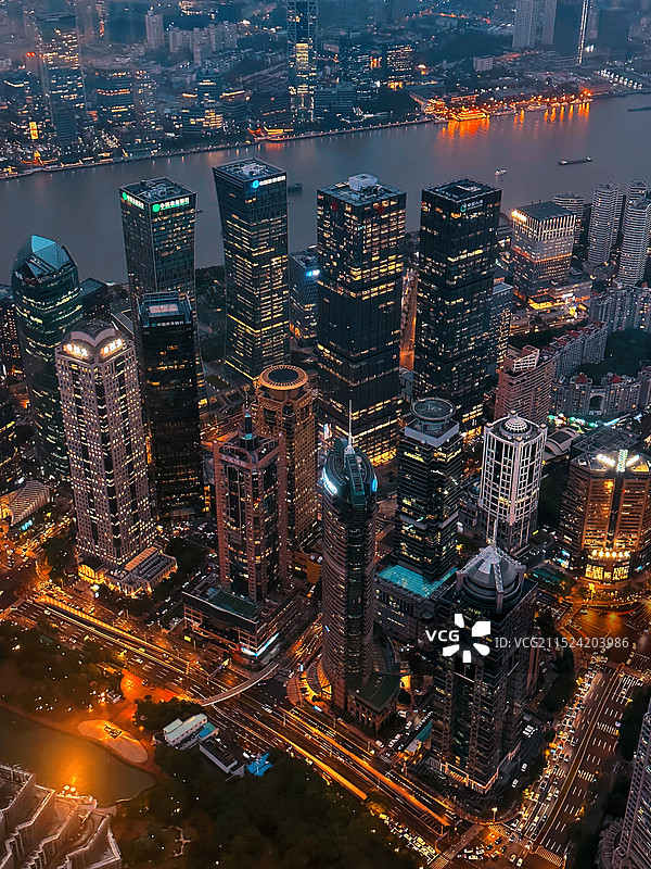 上海金茂大厦88层观光厅图片素材