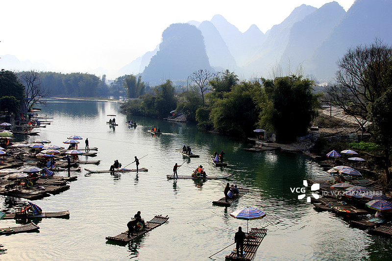 桂林山水甲天下图片素材