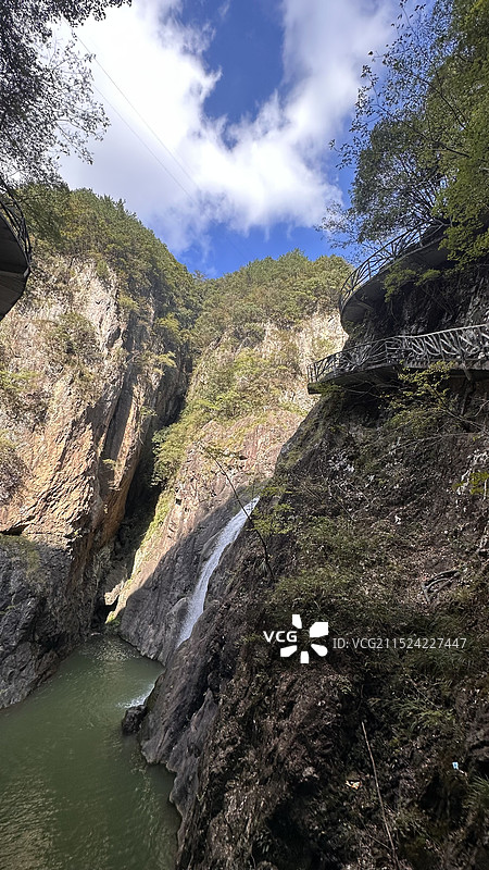 金华磐安县舞龙峡景区图片素材