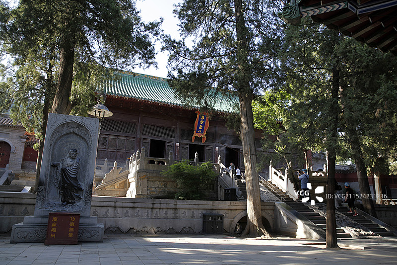 河南省郑州市登封嵩山少林寺西方圣人殿图片素材