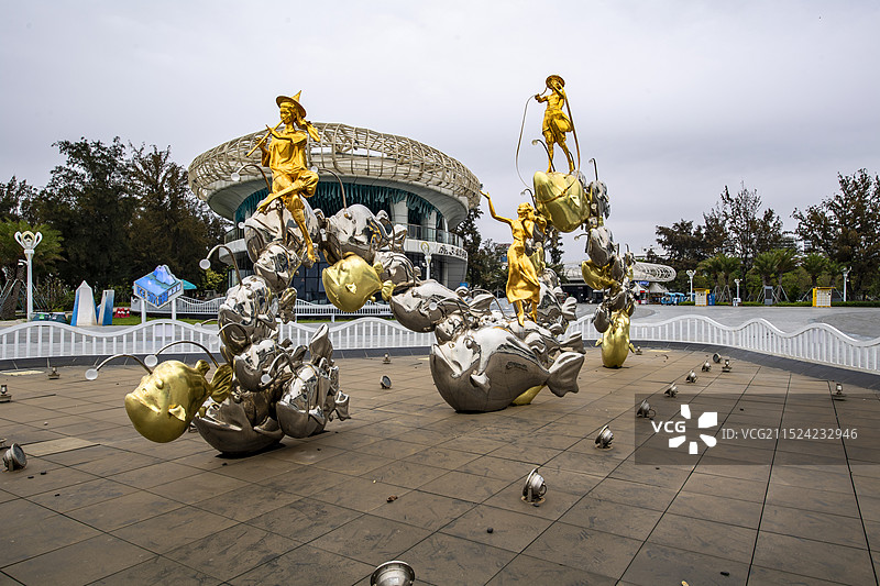 广西北海银滩海滩公园风光图片素材