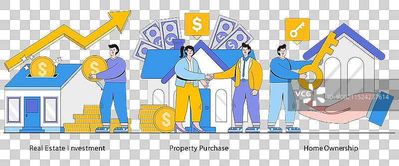 房地产投资置业图片素材