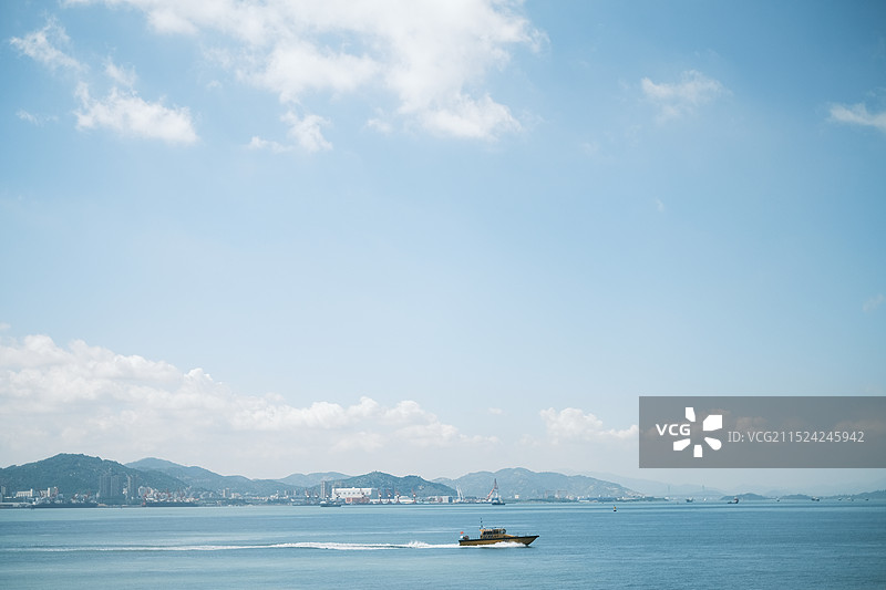厦门海洋海岸线图片素材