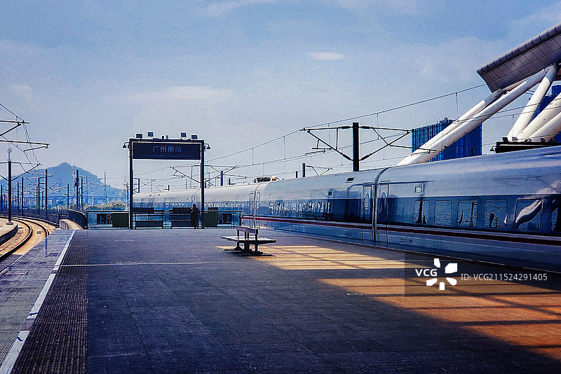 广州南站一角图片素材