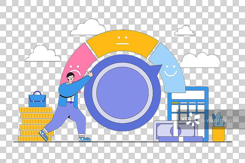 质量控制或改进信用评分图片素材