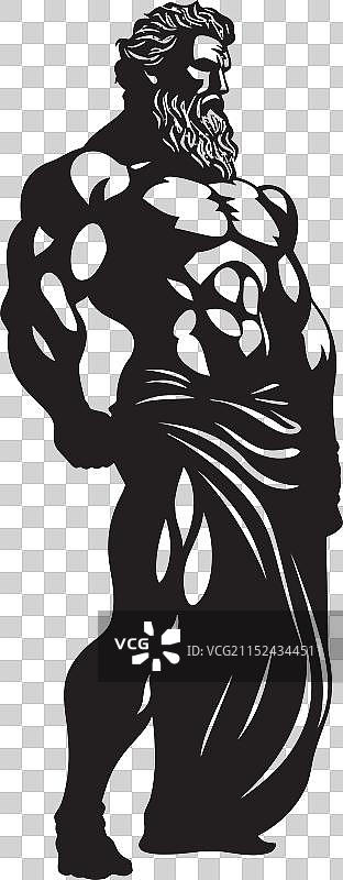 力量象征标志神话般的泰坦图片素材