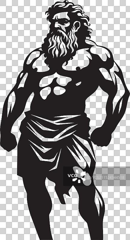 大力神遗产古代英雄标志图片素材