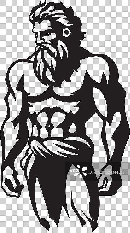 大力神象征图标神话守护者图片素材