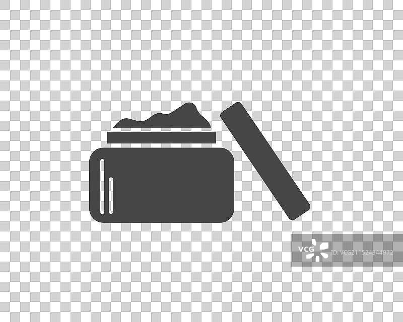 美容化妆品和护理瓶黑色图标图片素材