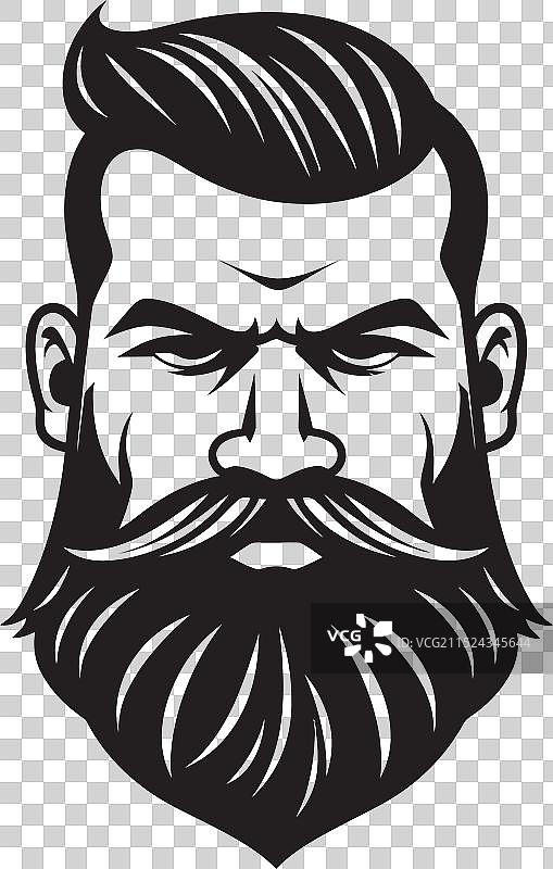 有胡须人士的必备仪容护理品图片素材