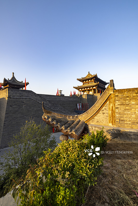 河南省洛阳市伊川县龙凤山古镇图片素材