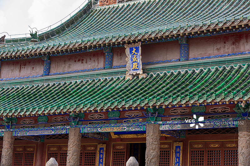 山东巨野县文庙，全国重点文物保护单位图片素材