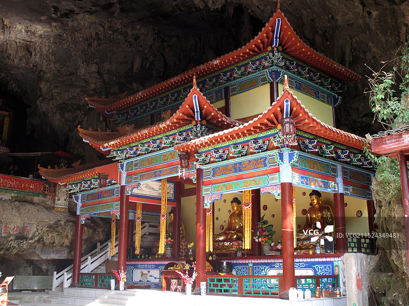 百色凌云县水源洞景区图片素材