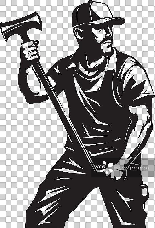 工具箱建筑工人徽章图片素材