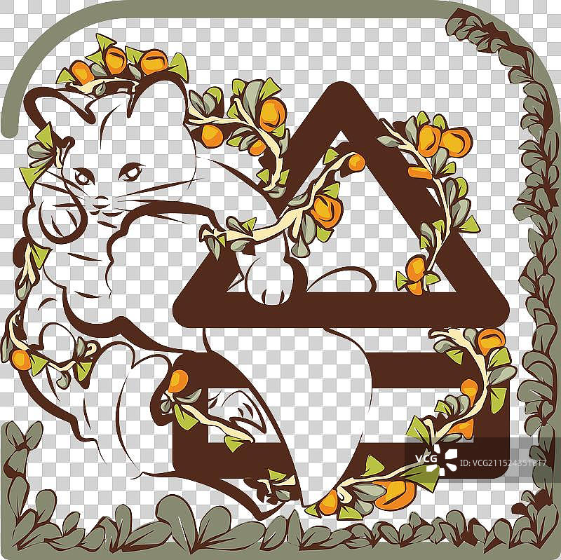 小猫媒体弹出图标图片素材