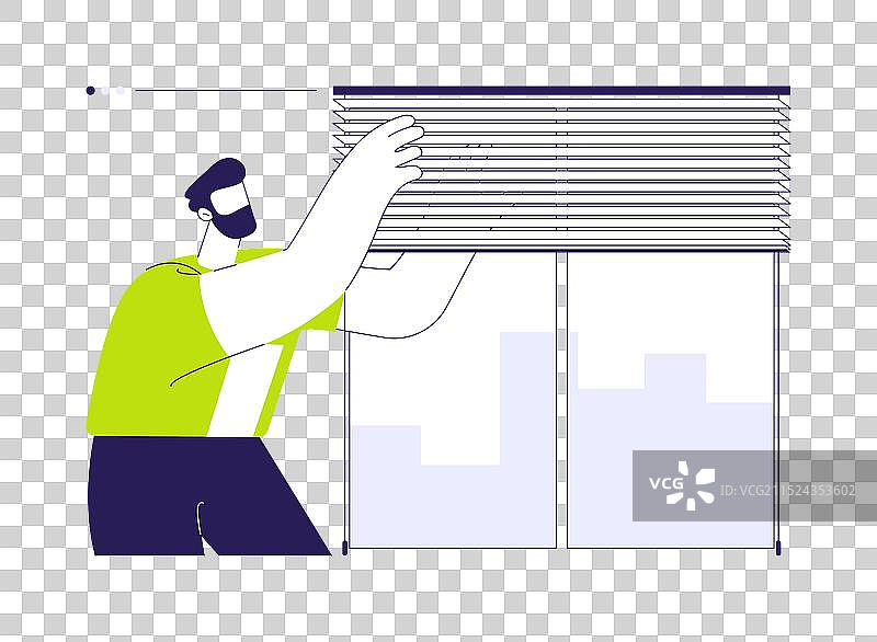 抽象百叶窗概念图片素材