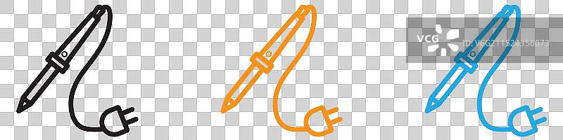 用于网络的电烙铁图标Logo合集图片素材