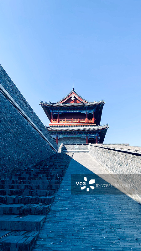 青州古城城墙图片素材