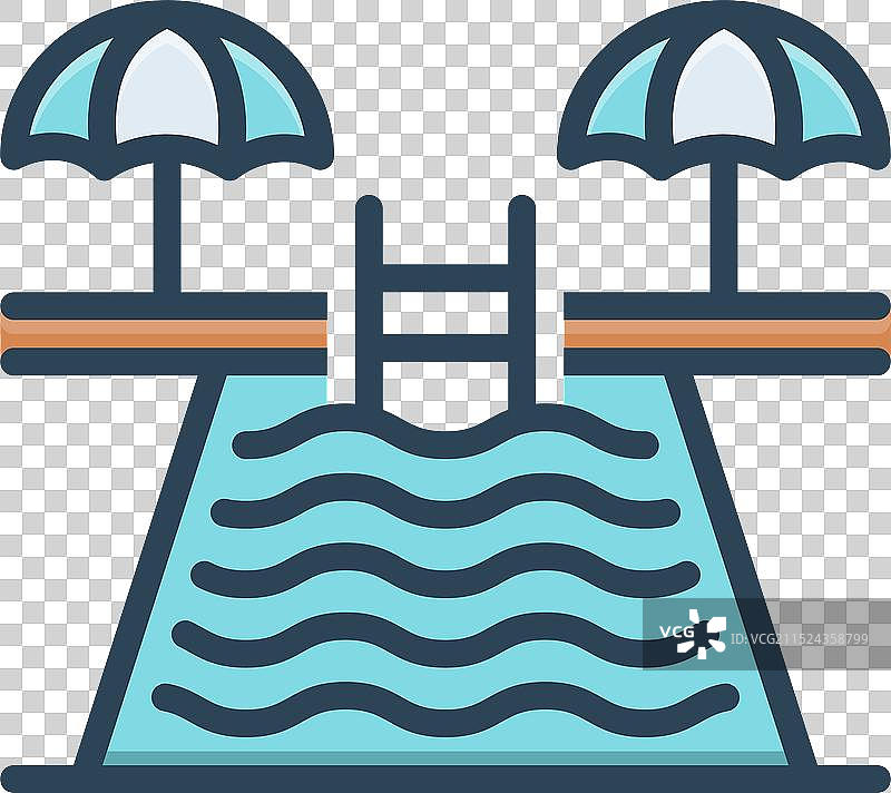 游泳池图片素材