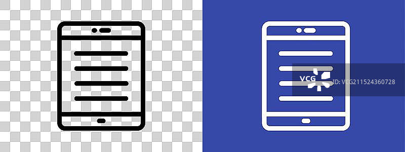 平板电脑标志轮廓图片素材