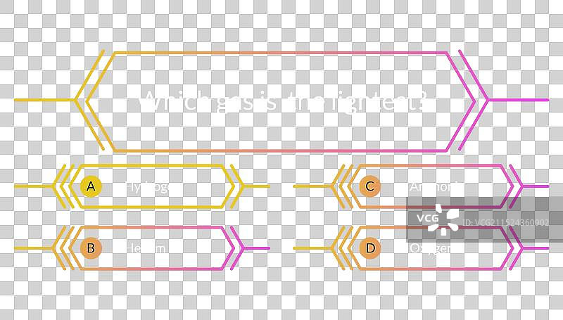 测验游戏问题或测试菜单选择模板图片素材
