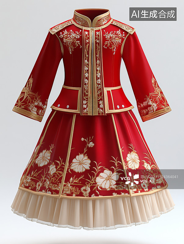 【AI数字艺术】海报模板民族服装图片素材