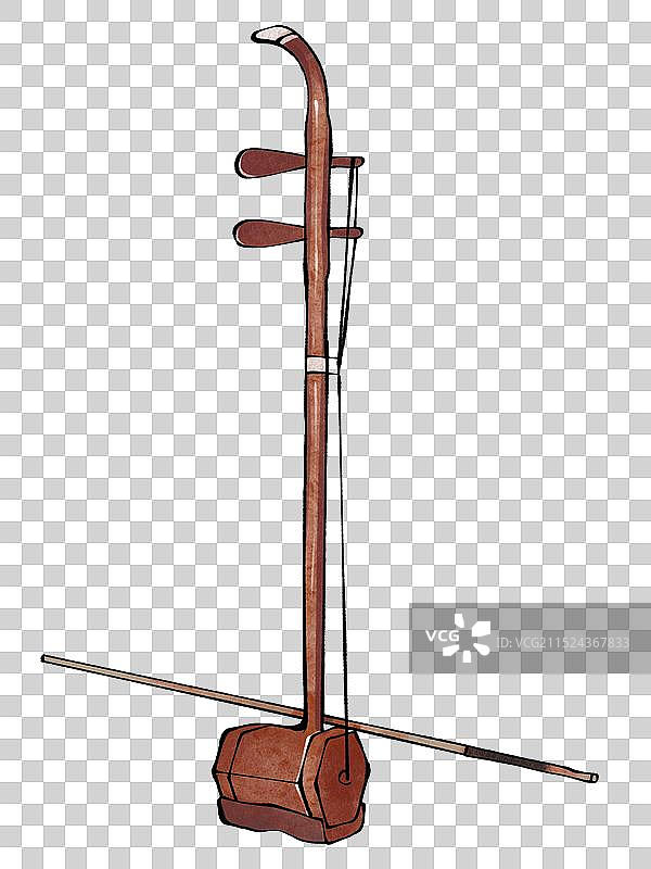 中国古典乐器-二胡图片素材