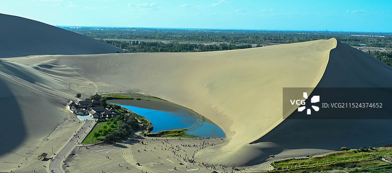 月牙泉图片素材