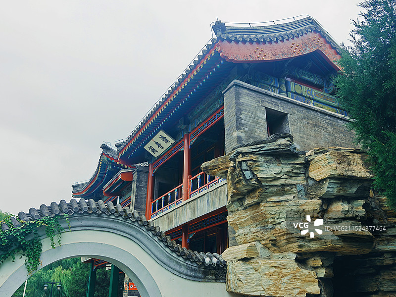 陶然亭公园 清音阁图片素材