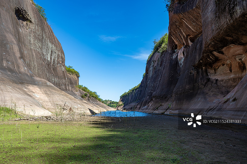 湖南郴州永兴县双桥水库风光图片素材