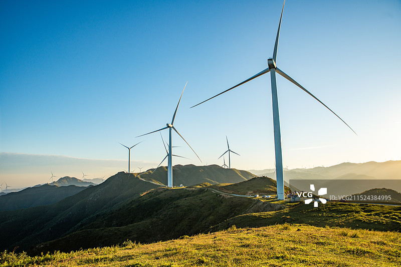 航拍湖南郴州临武县金仙寨日出风光图片素材