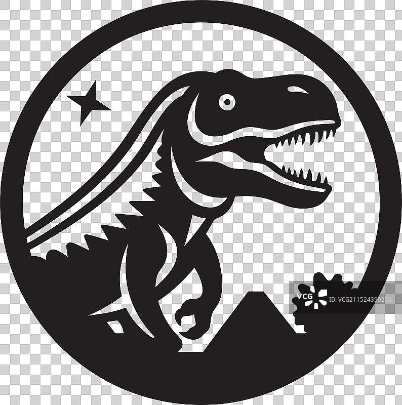 恐龙与中生代气候变化图片素材