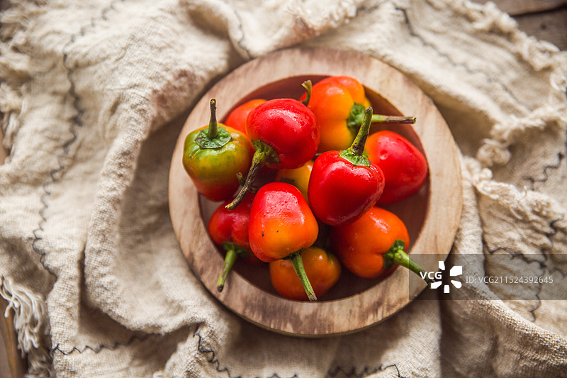 红色灯笼辣椒珠子椒图片素材