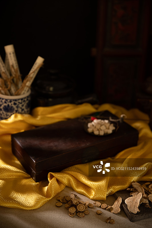 中医药概念创意拍摄图片素材