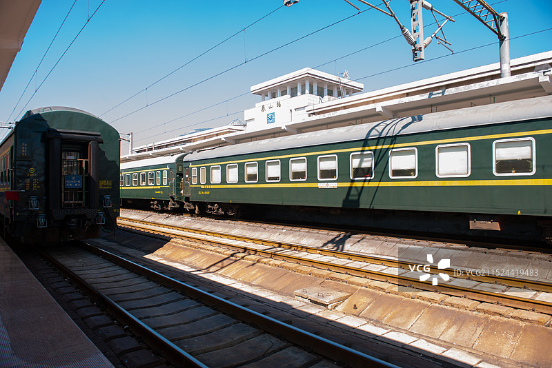 绿皮火车图片素材