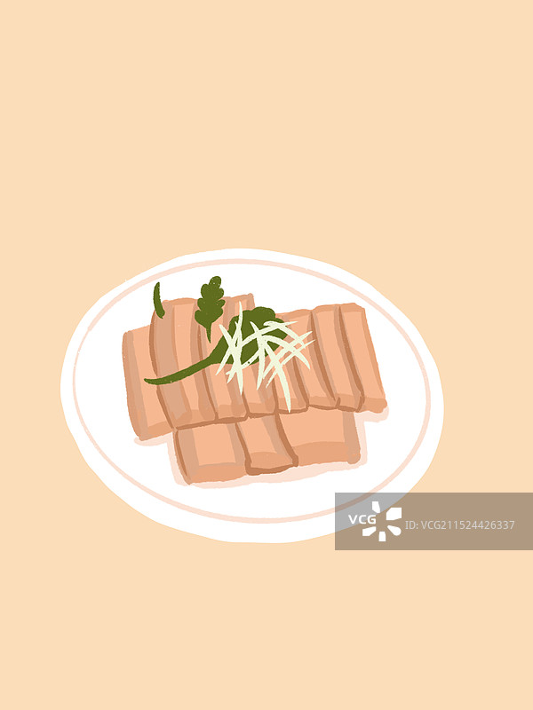 水晶肴肉图片素材