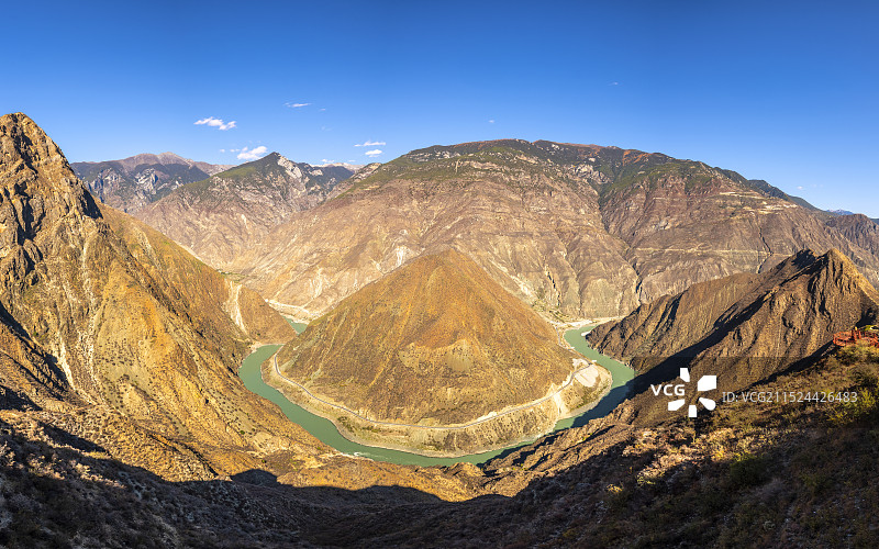 金沙江大转弯图片素材